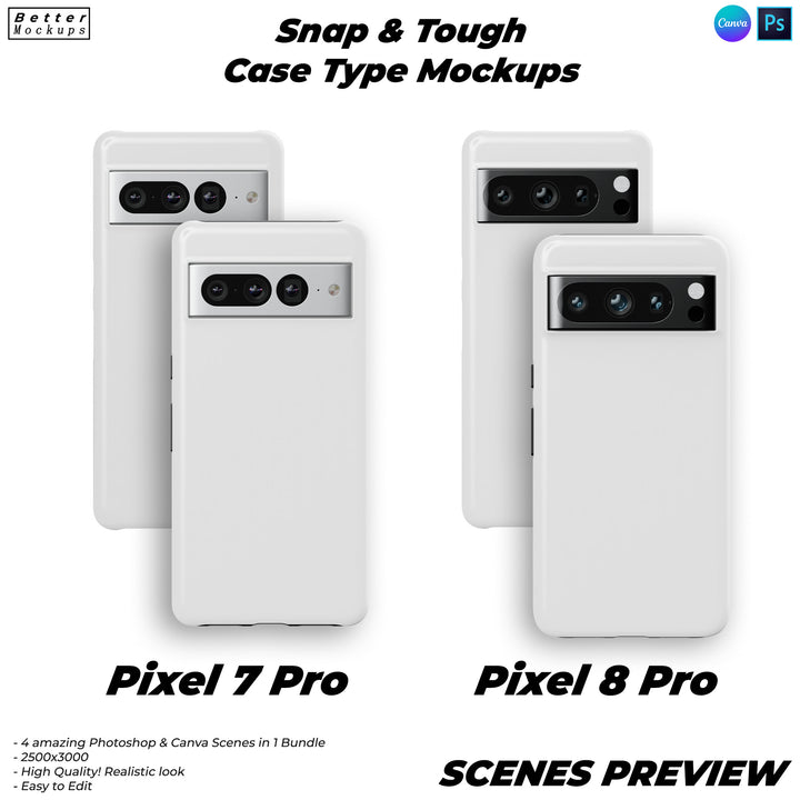 google pixel 7pro phone case mockup
