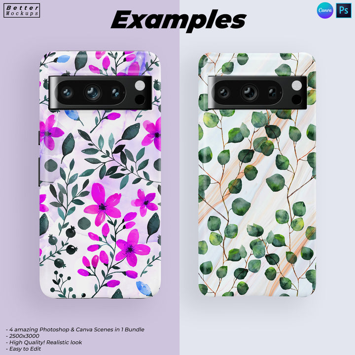 phone case mockups for google pixel 8 pro