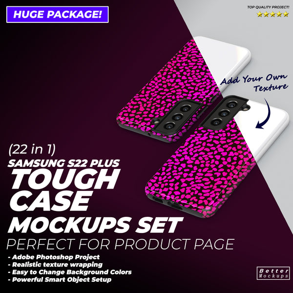 Samsung S22 Plus Tough Case Mockup